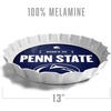 image:imageYouTheFan OfficiallyLicensed NCAA Bottlecap Serving Tray  13 x 13  Bottle Cap Shaped Tray  100 Melamine Dishwasher Safe BPA Free  Great Fan GiftPenn State Nittany Lions
