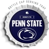image:imageYouTheFan OfficiallyLicensed NCAA Bottlecap Serving Tray  13 x 13  Bottle Cap Shaped Tray  100 Melamine Dishwasher Safe BPA Free  Great Fan GiftPenn State Nittany Lions