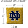 image:imageYouTheFan OfficiallyLicensed NCAA Notre Dame Fighting Irish Set of 4 Cornhole Bags  All Weather Regulation 6 x 6 Size  16oz Weight  Designed in USA