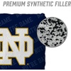 image:imageYouTheFan OfficiallyLicensed NCAA Set of 4 Cornhole Bags  All Weather Regulation 6 x 6 Size  16oz Weight  Designed in USANotre Dame Fighting Irish  Blue