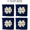 image:imageYouTheFan OfficiallyLicensed NCAA Set of 4 Cornhole Bags  All Weather Regulation 6 x 6 Size  16oz Weight  Designed in USANotre Dame Fighting Irish  Blue