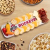 image:imageYouTheFan OfficiallyLicensed NCAA Snack Platter Platter  100 Melamine Dishwasher Safe BPA Free  16 x 5  Fan Gift for Snacks appetizers and FoodOhio State Buckeyes