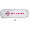 image:imageYouTheFan OfficiallyLicensed NCAA Snack Platter Platter  100 Melamine Dishwasher Safe BPA Free  16 x 5  Fan Gift for Snacks appetizers and FoodOhio State Buckeyes