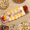 image:imageYouTheFan OfficiallyLicensed NCAA Snack Platter Platter  100 Melamine Dishwasher Safe BPA Free  16 x 5  Fan Gift for Snacks appetizers and FoodTexas Longhorns