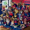 image:imageYouTheFan Officiallylicensed NCAA Purebred 3D Wall Art  Humorous original handdrawn cartoon artwork multilayer funny gift indoor team decorArizona Wildcats