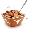 image:imageYouTheFan Officiallylicensed NCAA Small Snack Bowl  100 Melamine dishwasher safe BPA free  Fan gift for snacks appetizers and other small bitesTexas Longhorns