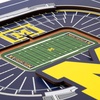 image:imageYouTheFan Officiallylicensed NCAA Stadium Series 3D Wall Art  multilayer team stadium replica detailed sports fan gift indoor decorMichigan Wolverines