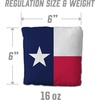image:imageYouTheFan Set of 4 Cornhole Bags  All Weather Regulation 6 x 6 Size  16oz Weight  Designed in USAOne Size