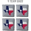image:imageYouTheFan Set of 4 Cornhole Bags  All Weather Regulation 6 x 6 Size  16oz Weight  Designed in USAOne Size