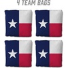 image:imageYouTheFan Set of 4 Cornhole Bags  All Weather Regulation 6 x 6 Size  16oz Weight  Designed in USAOne Size