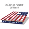 image:imageYouTheFan Stars amp Stripes Wood Cornhole Game with Bags2 x 3