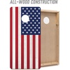 image:imageYouTheFan Stars amp Stripes Wood Cornhole Game with Bags2 x 4