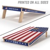 image:imageYouTheFan Stars amp Stripes Wood Cornhole Game with Bags2 x 4