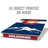 image:imageYouTheFan State of Colorado 2 x 3 Wood Cornhole Game with Bags