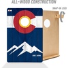 image:imageYouTheFan State of Colorado 2 x 3 Wood Cornhole Game with Bags