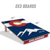 image:imageYouTheFan State of Colorado 2 x 3 Wood Cornhole Game with Bags