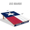 image:imageYouTheFan State of Texas 2 x 3 Wood Cornhole Game with Bags