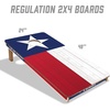image:imageYouTheFan State of Texas 2 x 4 Professional Wood Cornhole Game with Bags