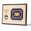 image:imageYouTheFan NCAA BB Connecticut Huskies 5Layer StadiumView 3D Wall Art