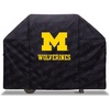 image:imageYouTheFan NCAA Heavy Duty Waterproof Grill Cover  UV Resistant Durable Polyester BBQ Cover Weatherproof Protection for Outdoor Gas or Charcoal Grills for Grills up to 5 WideMichigan Wolverines