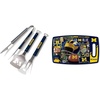 image:imageYouTheFan NCAA Michigan Wolverines Spirit Series 3Piece BBQ SetStainless Steel 22 x 9 amp NCAA Michigan Wolverines Retro Series Cutting Board