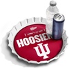 image:imageYouTheFan OfficiallyLicensed NCAA Bottlecap Serving Tray  13 x 13  Bottle Cap Shaped Tray  100 Melamine Dishwasher Safe BPA Free  Great Fan GiftIndiana Hoosiers