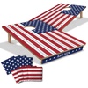 image:imageYouTheFan Stars amp Stripes Wood Cornhole Game with Bags2 x 3