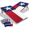 image:imageYouTheFan State of Texas 2 x 4 Professional Wood Cornhole Game with Bags
