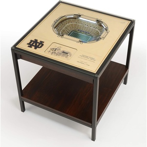 image:imageNCAA Notre Dame Fighting Irish 25Layer StadiumViews Lighted End Table