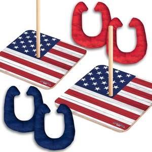 image:imageYouTheFan Horseshoe Bags GameStars  Stripes