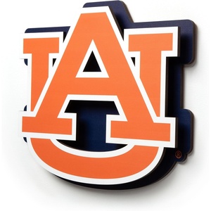 image:imageYouTheFan NCAA 3D DieCut Wall Art precisioncrafted and lasercut in the exact shape of your teams logo multiple layers create striking depth readytohang and officially licensedAuburn Tigers