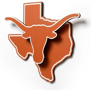 image:imageYouTheFan NCAA 3D DieCut Wall Art precisioncrafted and lasercut in the exact shape of your teams logo multiple layers create striking depth readytohang and officially licensedTexas Longhorns