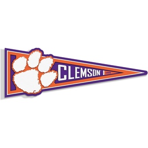 image:imageYouTheFan NCAA 3D Wall Pennant precisioncrafted unique shape made of multiple layers readytohang officially licensed and stylish addition for ultimate team fanClemson Tigers