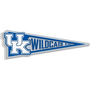 image:imageYouTheFan NCAA 3D Wall Pennant precisioncrafted unique shape made of multiple layers readytohang officially licensed and stylish addition for ultimate team fanKentucky Wildcats