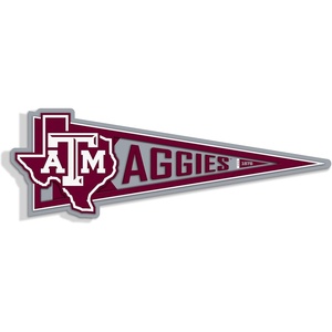 image:imageYouTheFan NCAA 3D Wall Pennant precisioncrafted unique shape made of multiple layers readytohang officially licensed and stylish addition for ultimate team fanTexas AM Aggies