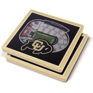 image:imageYouTheFan NCAA Colorado Buffaloes 3D StadiumView Coasters