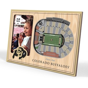 image:imageYouTheFan NCAA Colorado Buffaloes OfficiallyLicensed 3D Stadium Picture Frame  Perfect Stadium Replica  add 4 x 6 Photo  Made of Multiple Layers  Ready to Hang or Display