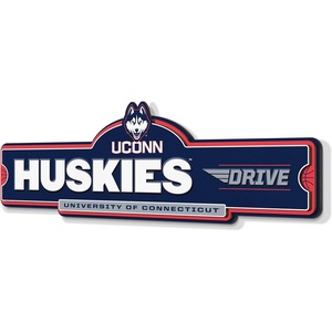 image:imageYouTheFan NCAA Connecticut Huskies 3D Street Sign precisioncrafted readytohang wall art officially licensed and stylish addition for the ultimate team fan