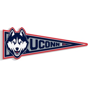image:imageYouTheFan NCAA Connecticut Huskies 3D Wall Pennant precisioncrafted unique shape made of multiple layers readytohang officially licensed