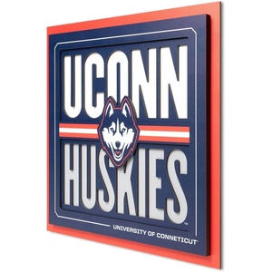 image:imageYouTheFan NCAA Connecticut Huskies Slogan Series 3D Wall Art