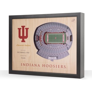 image:imageYouTheFan NCAA Indiana Hoosiers 25Layer StadiumViews 3D Wall Art  Memorial Stadium  FB