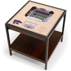 image:imageYouTheFan NCAA Kansas State Wildcats 25Layer StadiumViews Lighted End Table  Bill Snyder Family Stadium