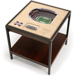 image:imageYouTheFan NCAA Mississippi State Bulldogs 25Layer StadiumViews Lighted End Table  Davis Wade Stadium at Scott Field