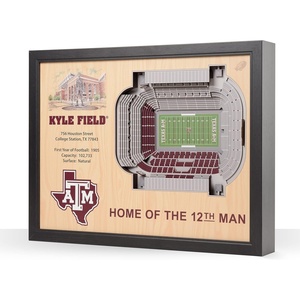 image:imageYouTheFan NCAA Texas AampM Aggies 25Layer StadiumViews 3D Wall Art  Kyle Field