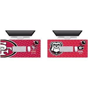 image:imageYouTheFan NFL San Francisco 49ers Logo Series Desk Pad amp NCAA Georgia Bulldogs Logo Series Desk Pad