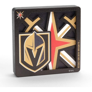 image:imageYouTheFan NHL Vegas Golden Knights 3D Logo Series Magnet 225 X 225