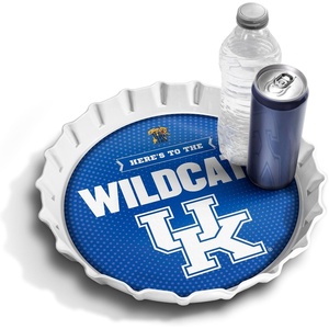 image:imageYouTheFan OfficiallyLicensed NCAA Bottlecap Serving Tray  13 x 13  Bottle Cap Shaped Tray  100 Melamine Dishwasher Safe BPA Free  Great Fan GiftKentucky Wildcats