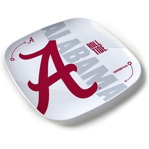 image:imageYouTheFan OfficiallyLicensed NCAA Large Party Plate  1025 x 1025  100 Melamine Dishwasher Safe BPA Free  Fan Gift for Snacks appetizers and FoodAlabama Crimson Tide