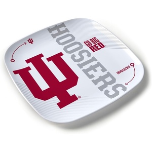 image:imageYouTheFan OfficiallyLicensed NCAA Large Party Plate  1025 x 1025  100 Melamine Dishwasher Safe BPA Free  Fan Gift for Snacks appetizers and FoodIndiana Hoosiers
