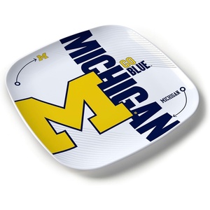 image:imageYouTheFan OfficiallyLicensed NCAA Large Party Plate  1025 x 1025  100 Melamine Dishwasher Safe BPA Free  Fan Gift for Snacks appetizers and FoodMichigan Wolverines